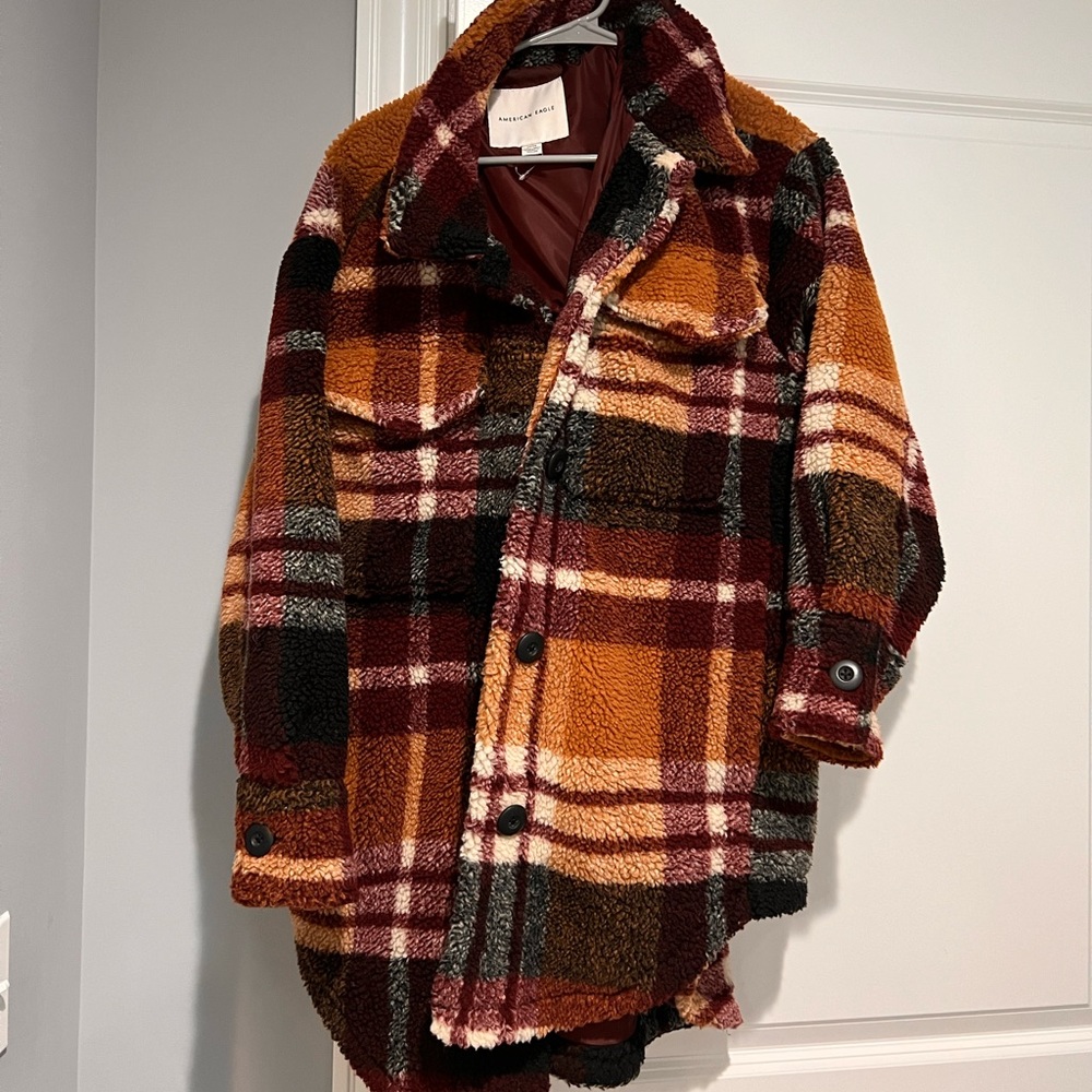 PLAID AMERICAN EAGLE JACKET